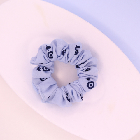 Gumka do włosów - scrunchie S baby blue Gumka do włosów - scrunchie S baby blue